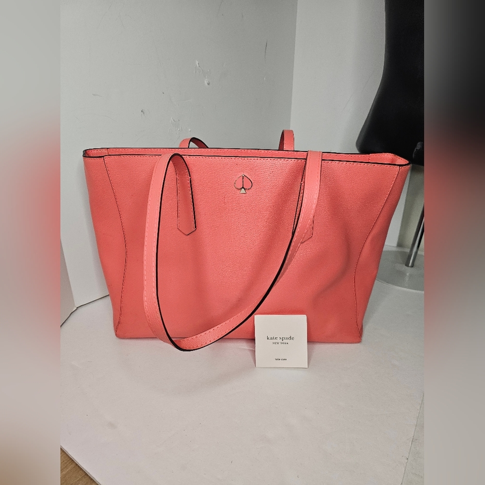 KATE SPADE CORAL LARGE TOTE